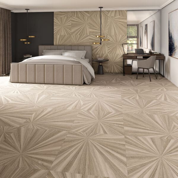 Gorgeous Porcelain Tiles for Your Bedroom