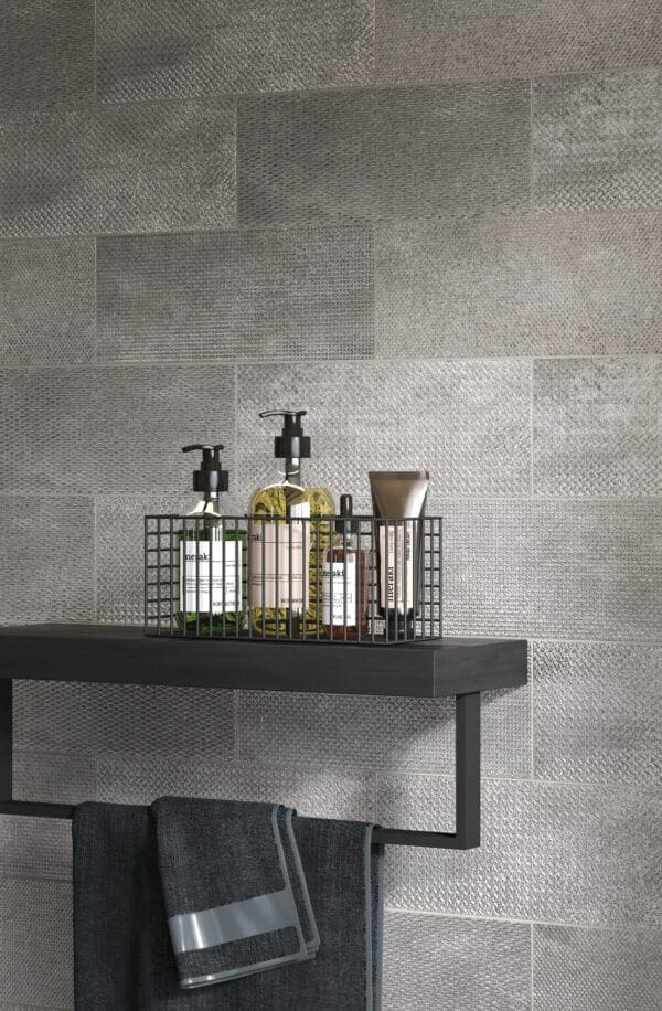 BrMarble & concrete Porcelain Tilesick wall decor