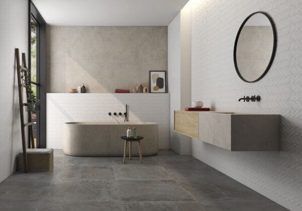 White Ceramic Tiles for Your Washroom